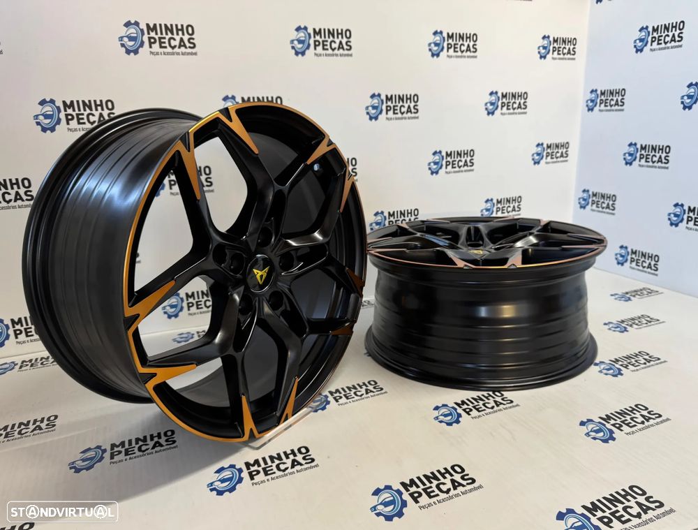 Jantes look Cupra Formentor em 18 (5x112) Preto e Bronze - 6