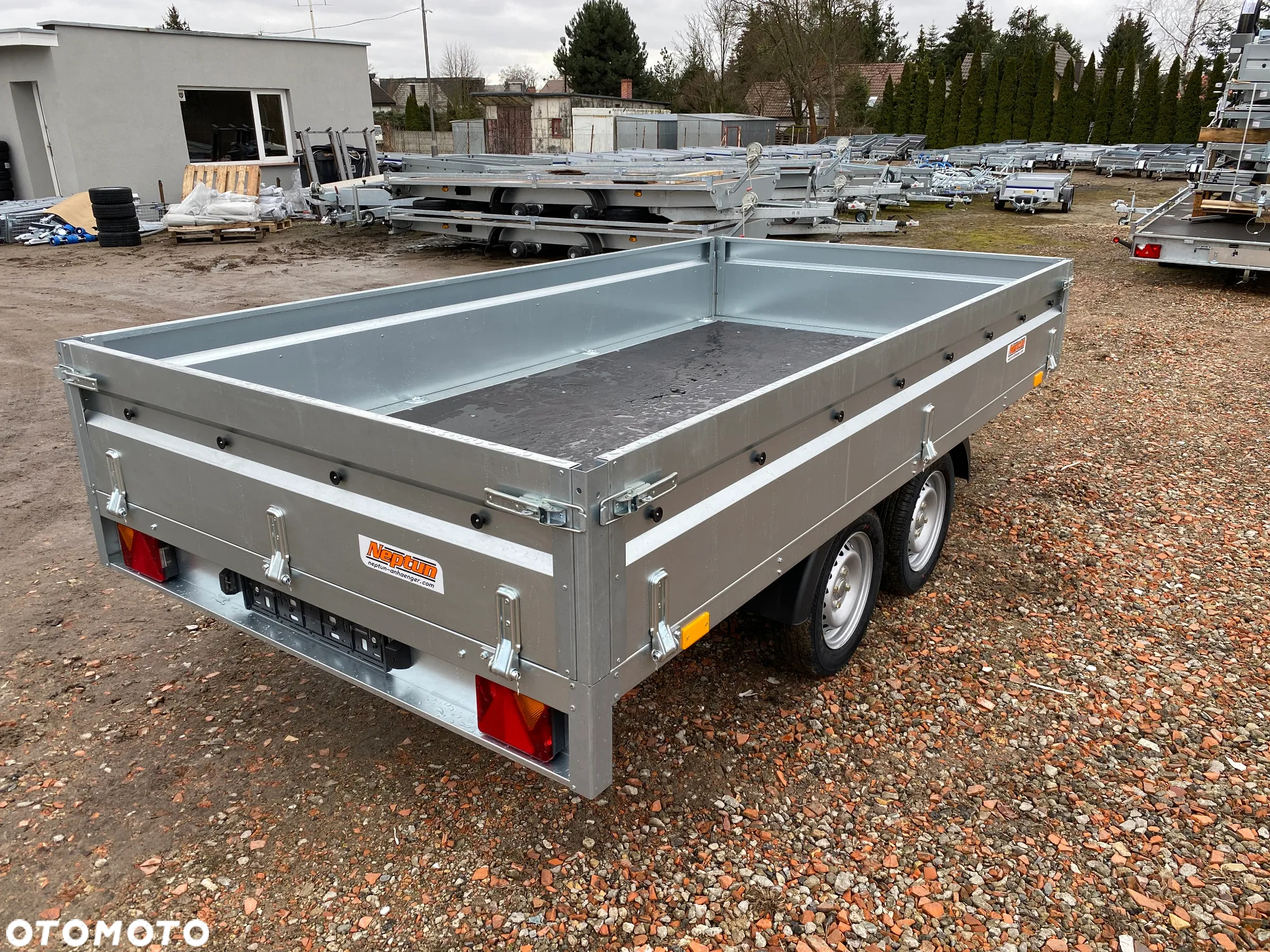 Neptun | 302X151X40 CM | DMC 750 KG | N7-302 2 KPS | WSZYSTKIE BURTY OTWIERANE | GN273 | DWUOSIOWA KOŁA POD SPODEM PLATFORMA Z BURTAMI | DOSTAWA | RATY | LEASING - 5