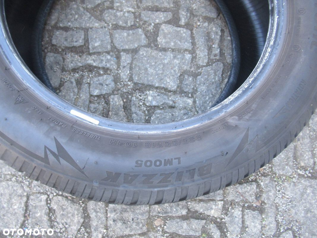OPONY ZIMA 4szt BRIDGESTONE BLIZZAK 6/ BLIZZAK LM005 235/55R18 - 8