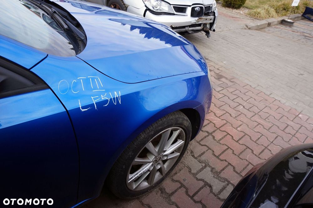 MASKA ZDERZAK BŁOTNIKI LAMPY OCTAVIA III 5E5 LF5W RADAR SPRYSKI SKODA 2012-2016 NIEBIESKI PRZÓD KOMPLETNY - 11