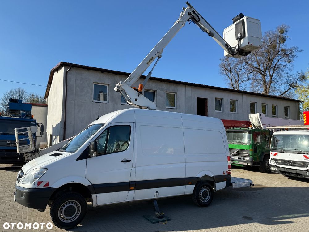 Mercedes-Benz Podnośnik Koszowy Palfinger P140V Zwyżka 14 metrów Pilot ! UDT Dmc 3500kg Kat b Jak Wumag Ruthmann Multitel - 8