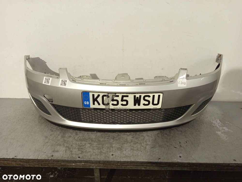 ^ ZDERZAK PRZÓD PRZEDNI FORD FIESTA MK.6 6 VI LIFT FL 62 SREBRNY - 1