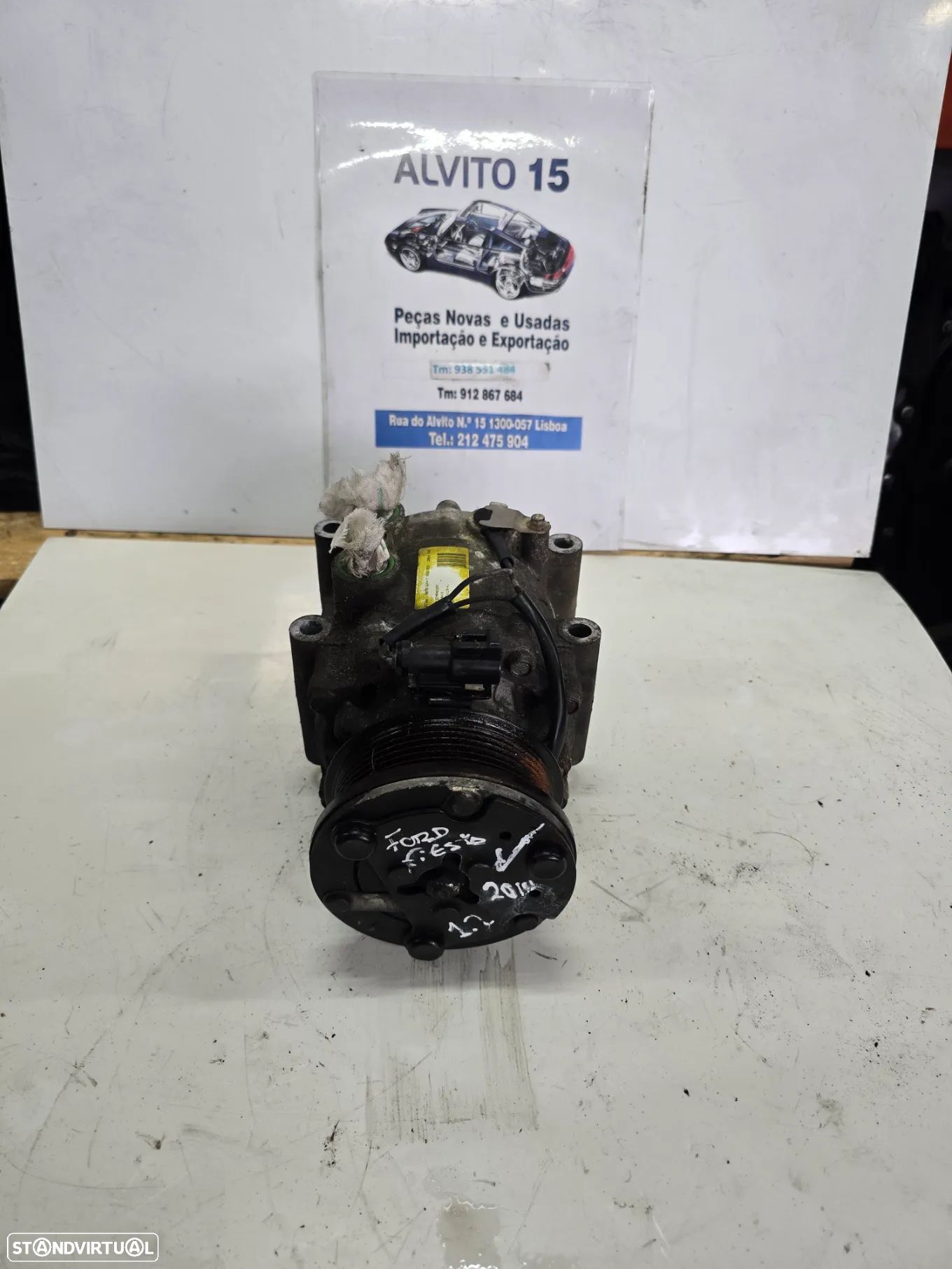 Compressor de AC / ar condicionado Ford Fiesta 1.2  2010 - 1
