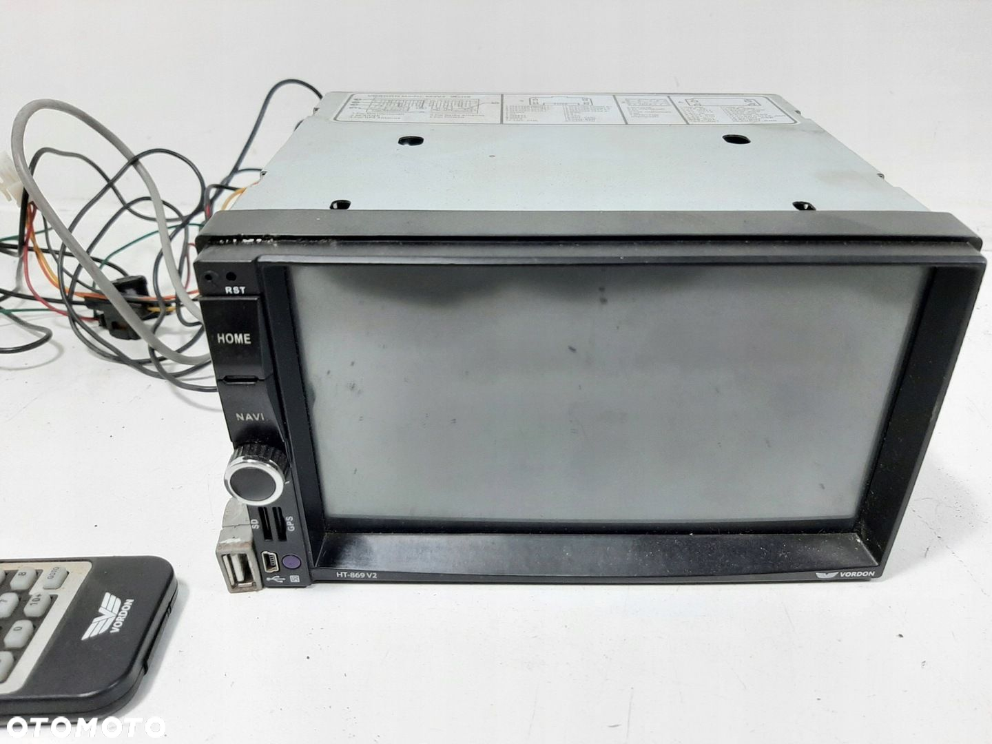 RADIO NAWIGACJA Z MIKROFONEM 2 DIN ANTENA GPS PILOT VORDON 869V2 - 4