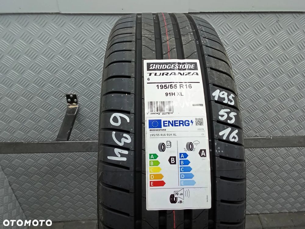 1x Bridgestone Turanza 6 195/55/16 91H  nr.634 - 2