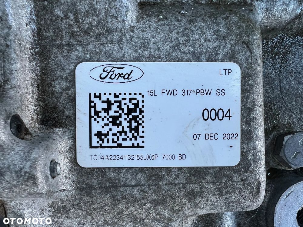 AUTOMATYCZNA SKRZYNIA BIEGÓW FORD FOCUS MK4 1.5 TDCI JX6P 7000 BD SUPER STAN Z AUTA O PRZEBIEGU 36,000km - 6