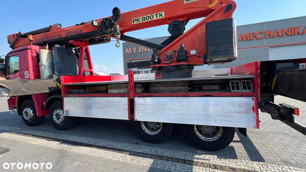 Mercedes-Benz ACTROS 4141 8x4 V6 EURO 5 DŹWIG KRAN PALFINGER PK800TK TB-KB MP2 MP3 - 9