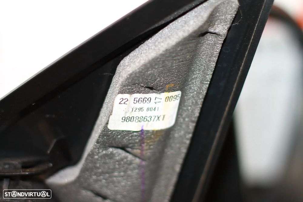 ESPELHO RETROVISOR DIREITO PEUGEOT 308 - 7