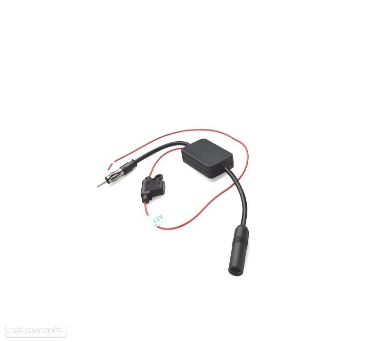 AMPLIFICADOR DE SINAL DE RADIO AM FM COM CONECTOR UNIVERSAL - 2