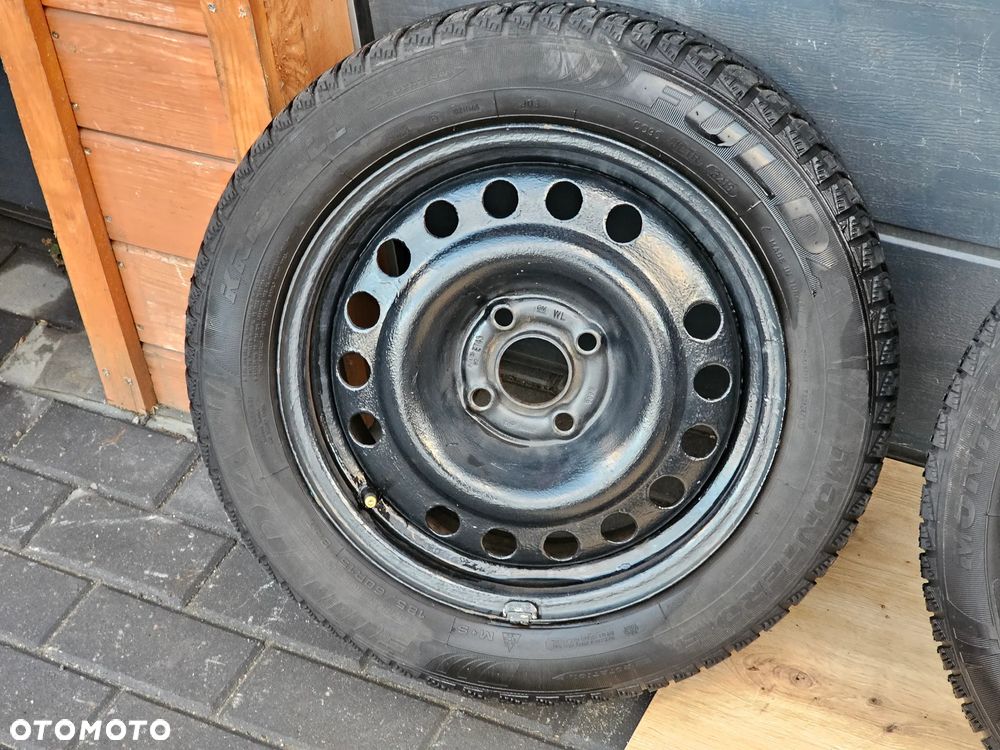 KOŁA FELGI STALOWE OPONY ZIMOWE 14 CALI OPEL ASTRA G H MERIVA A CORSA C D 4X100 185/70/14 ET39 - 7