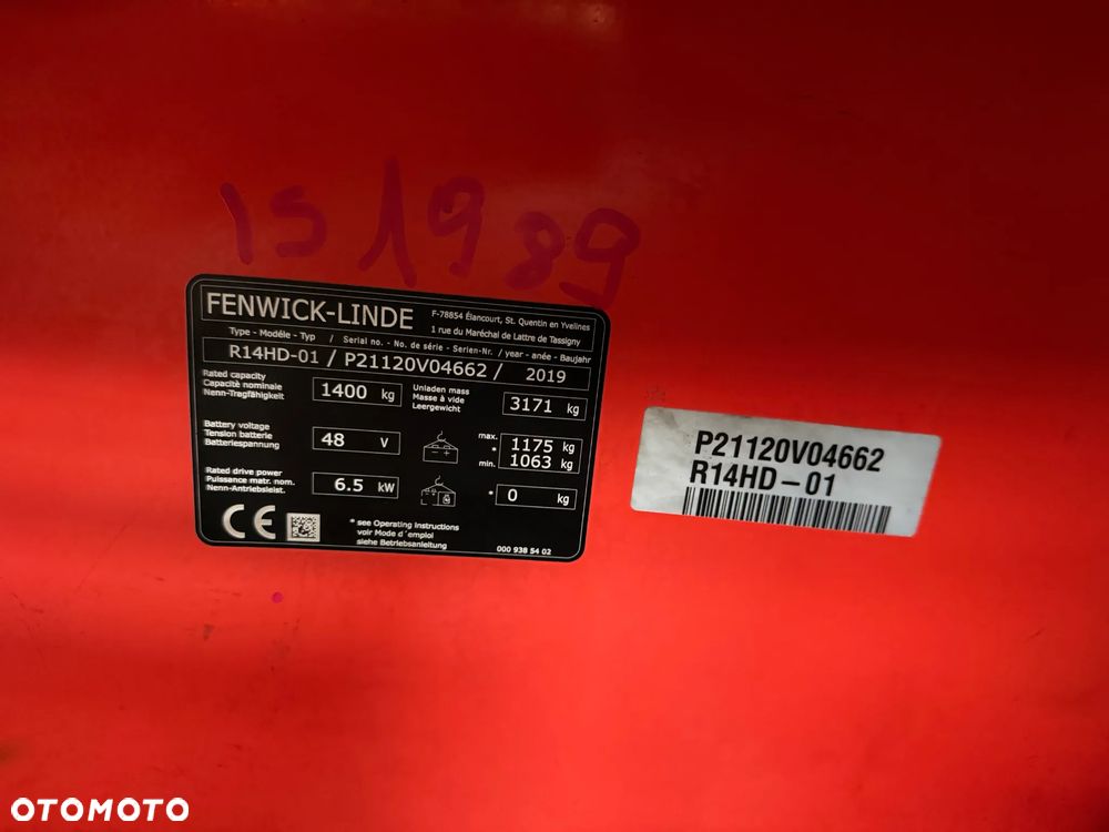 Linde R14HD-01 - 21