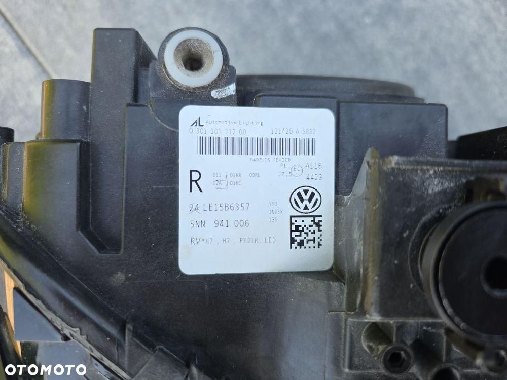 VW TIGUAN 2 II 5NN ALLSPACE Lampa prawa przód Zwykła H7 Led 5NN941006 - 12