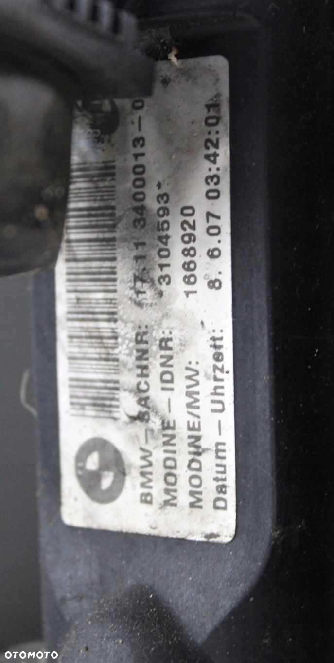 PAS PRZEDN CHŁODNICE WENTYLATOR BMW X3 E83 2.5 N52 - 12