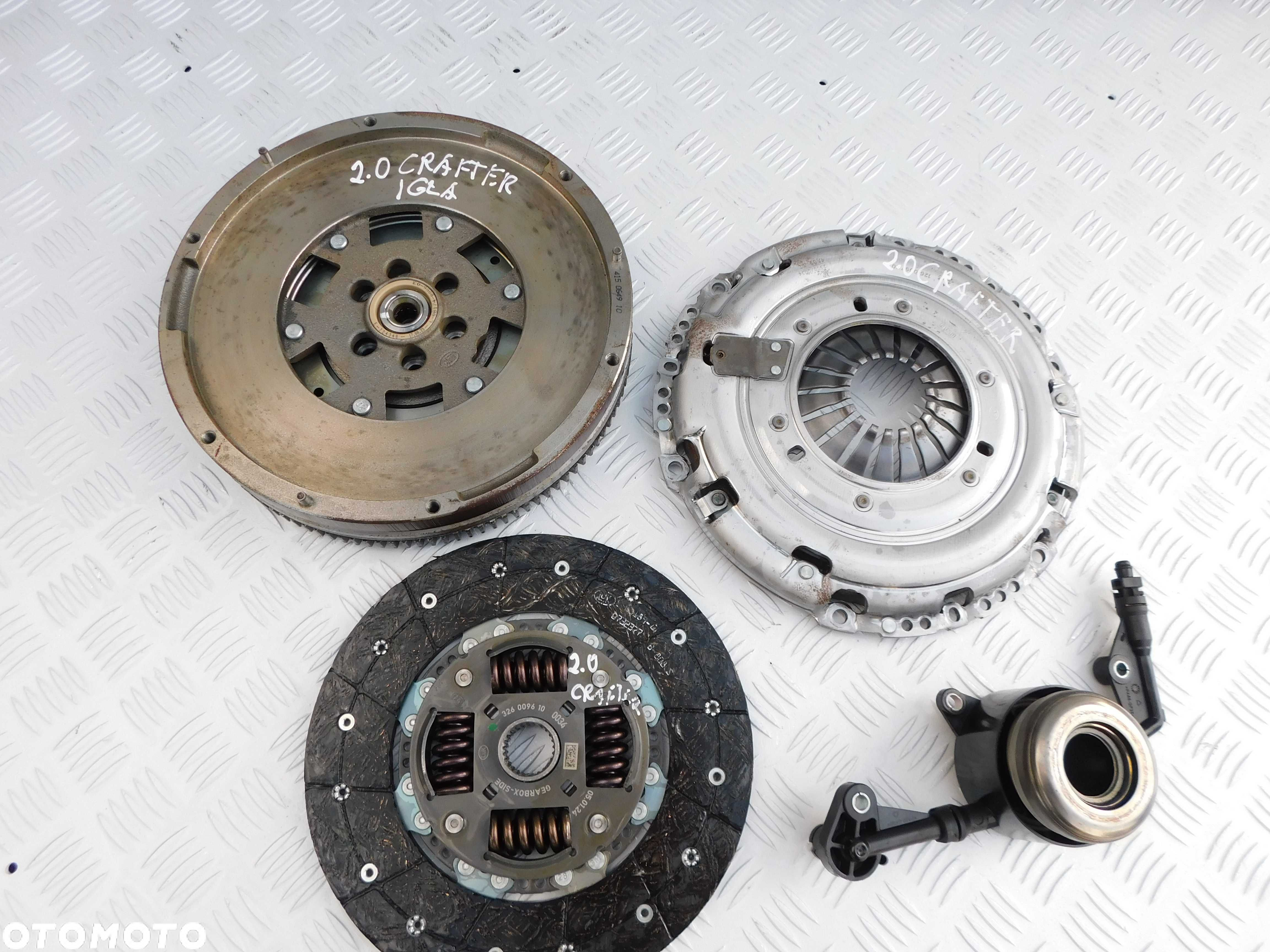 VW Crafter 2.0 dwumas tarcza kompletne sprzęgło LUK 11-16r ŁADNE - 2