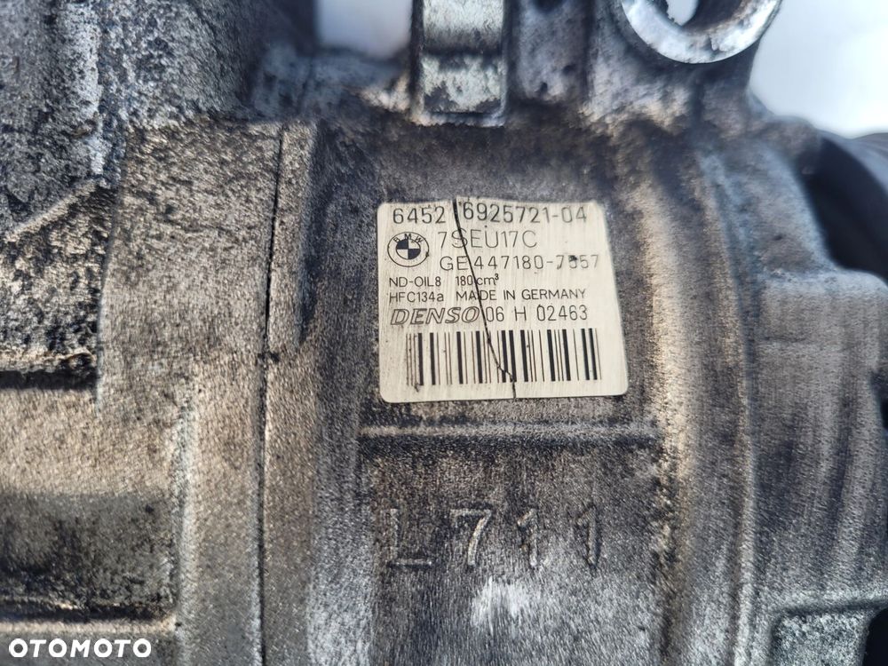 SPRĘŻARKA KLIMATYZACJII BMW E65 N62B48 N62 4.8B 6925721 - 2