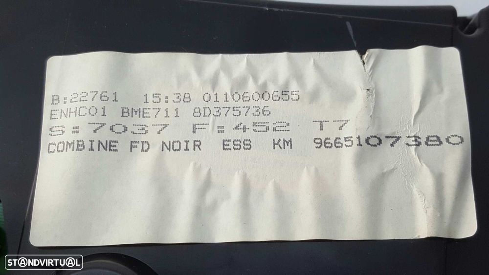 QUADRANTE PEUGEOT 308 CONFORT - 4