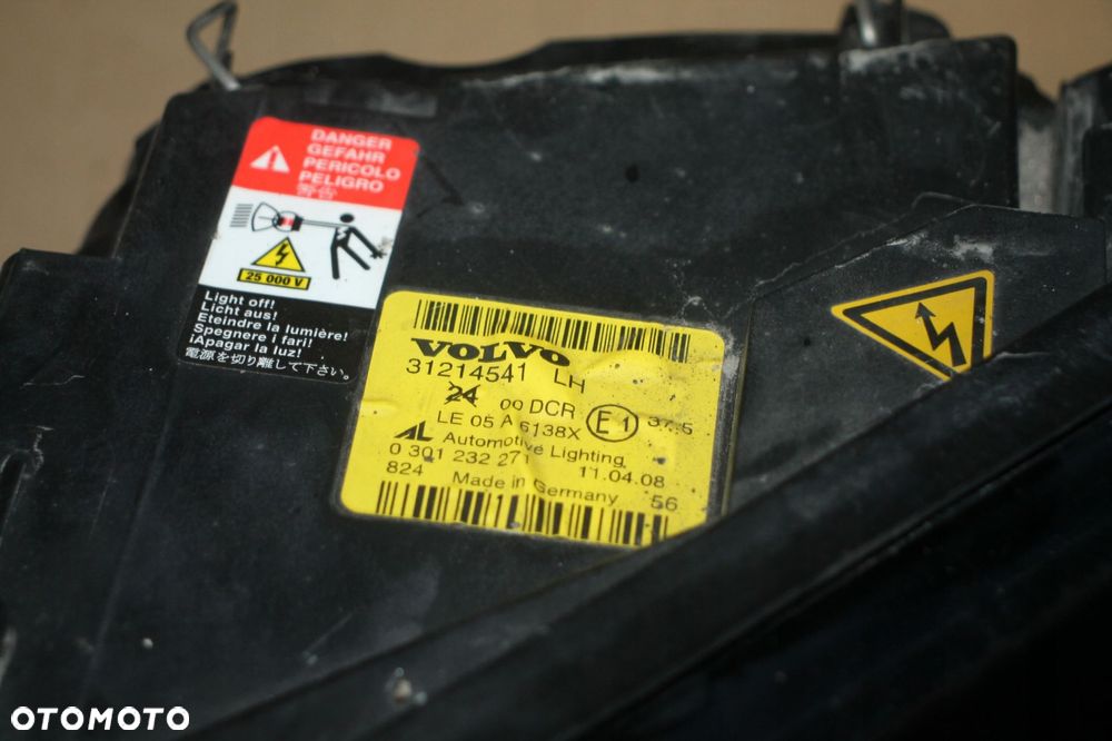 volvo c30 lewa lampa lewy xenon 31214541, 31335213, 31214570, 30657172 - 8