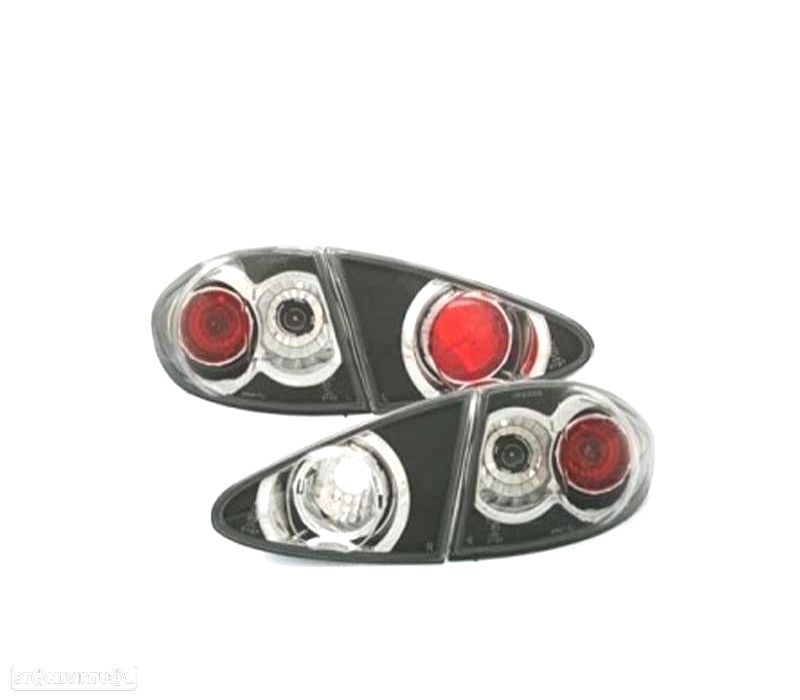 FAROLINS TRASEIROS ALFA ROMEO 147 FUNDO PRETO - 1