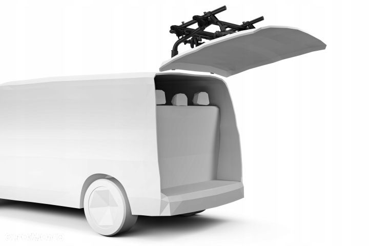 VW T6  Uchwyt rowerowy Thule WanderWay 2 na tylną klapę do 2 rowerów czarny - 8