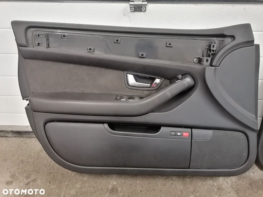 Fotele Kanapa Boczki Skóra Skórzany Czarna Audi A8 D3 EU Na Elementy - 34