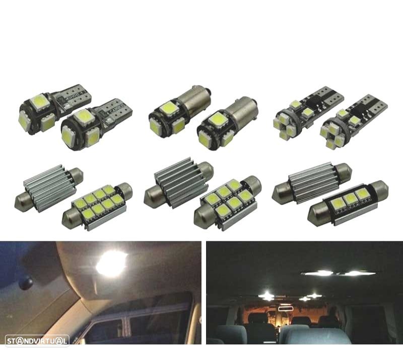 KIT COMPLETO DE 8 LÂMPADAS LED PARA MERCEDES CLASE R W251 R280 R300 R350 R500 06-09 - 4