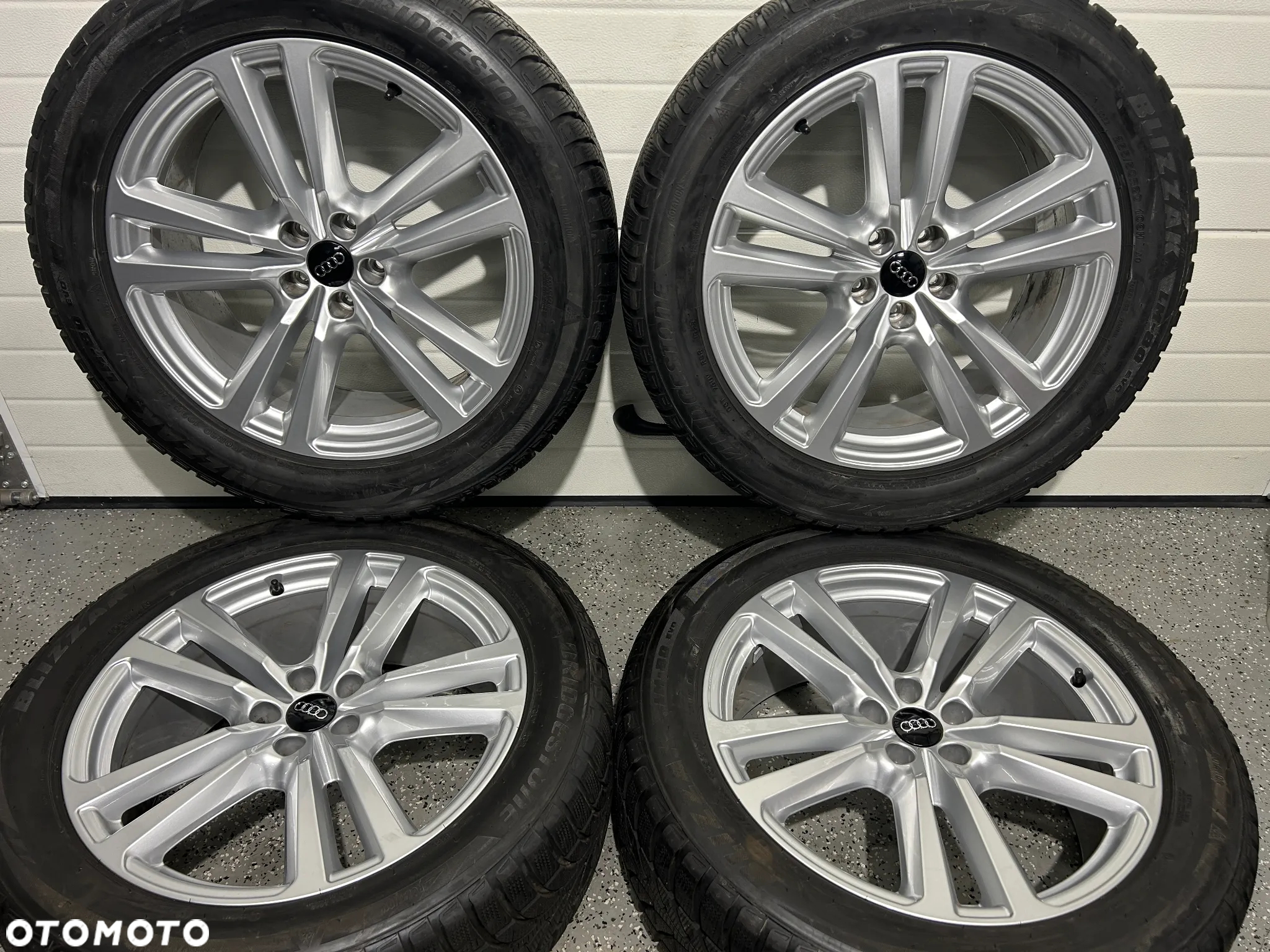 Oryginalne KOŁA FELGI 20 AUDI SQ7 Q7 4M Q8 4M8 Bridgestone 255/50R20 2023r 7,5mm jak NOWE - 3
