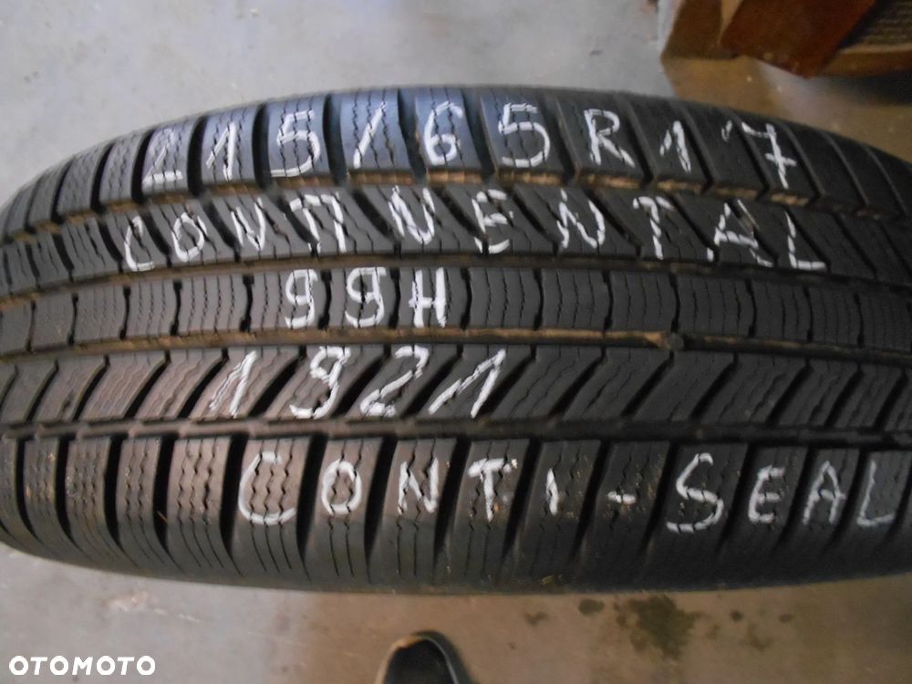 OPONA POJEDYNKA 215/65R17 CONTINENTAL WINTER CONTACT TS 870P SEAL  DOT 1921 7.7MM - 1