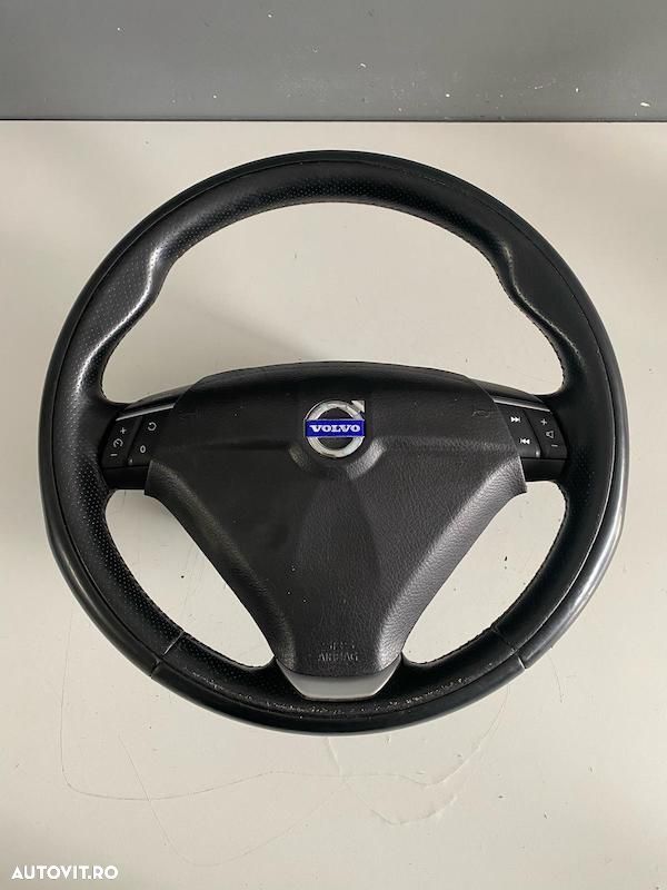 Volan piele sport cu airbag R-DESIGN VOLVO XC90 2003-2007 30723444 30754311 30756165 31332812