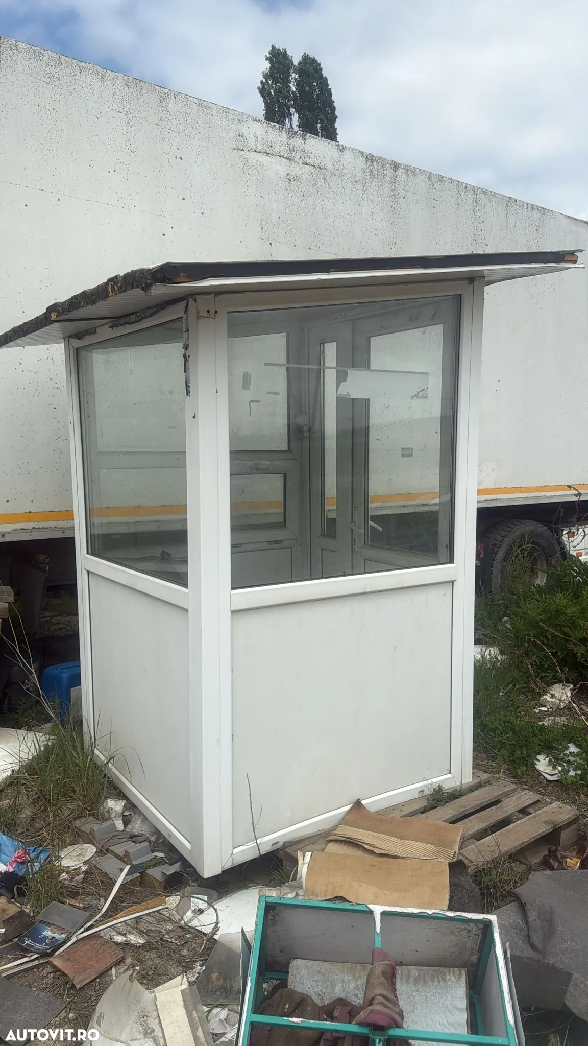 Cabina Paznic , chiosc PVC termopan - 2