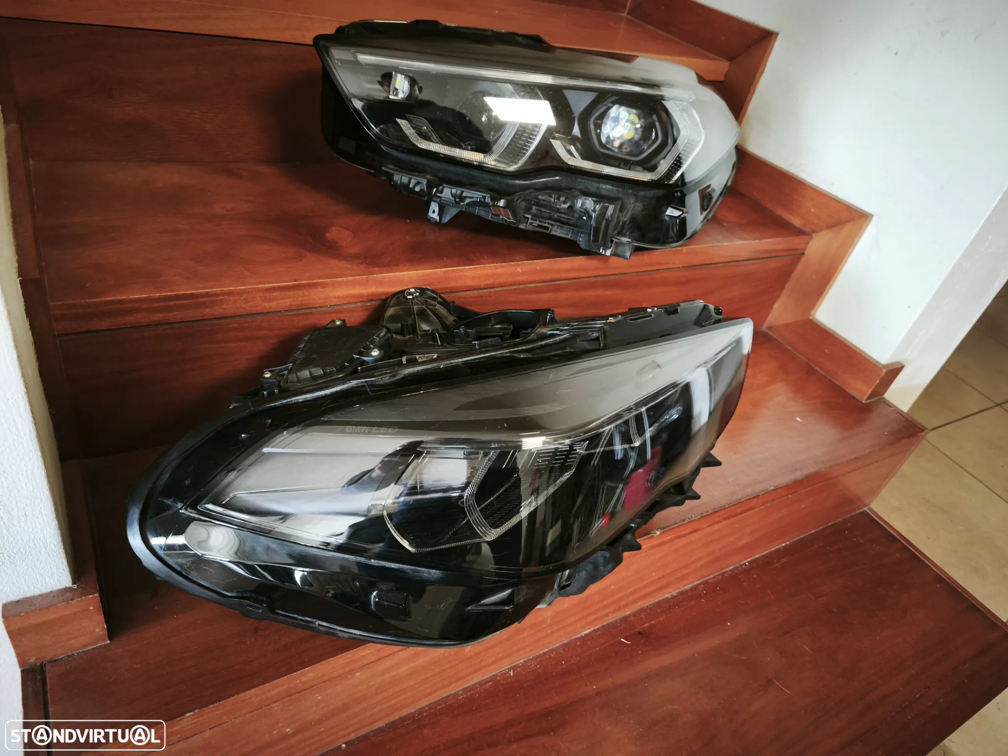 Conjunto de faróis BMW F44 Full Led Adaptativ Shadow line - 5