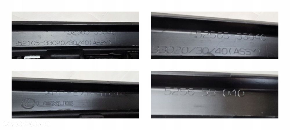 SPOILER DOKŁADKA LISTWA ZDERZAKA CHROM TYŁ LEXUS ES VII 2018- - 15