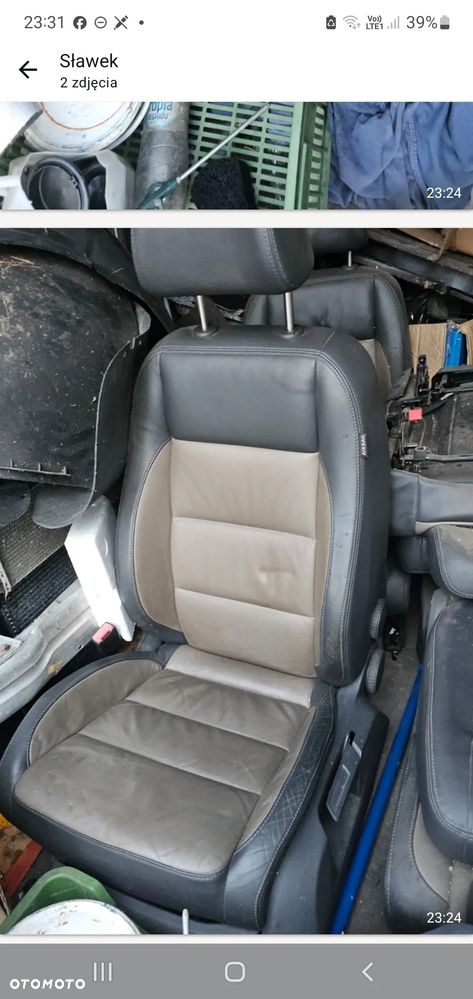 Tapicerka skórzana VW TOURAN - 2