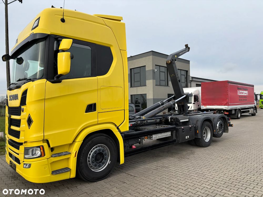 Scania S450 6x2  Meiller RS 21.70 hakowiec , bezwypadkowa , serwis w Scania, (nie HIAB, PALFINGER, VDL, HYVA,) Nowy model NG , model Scania S - 13