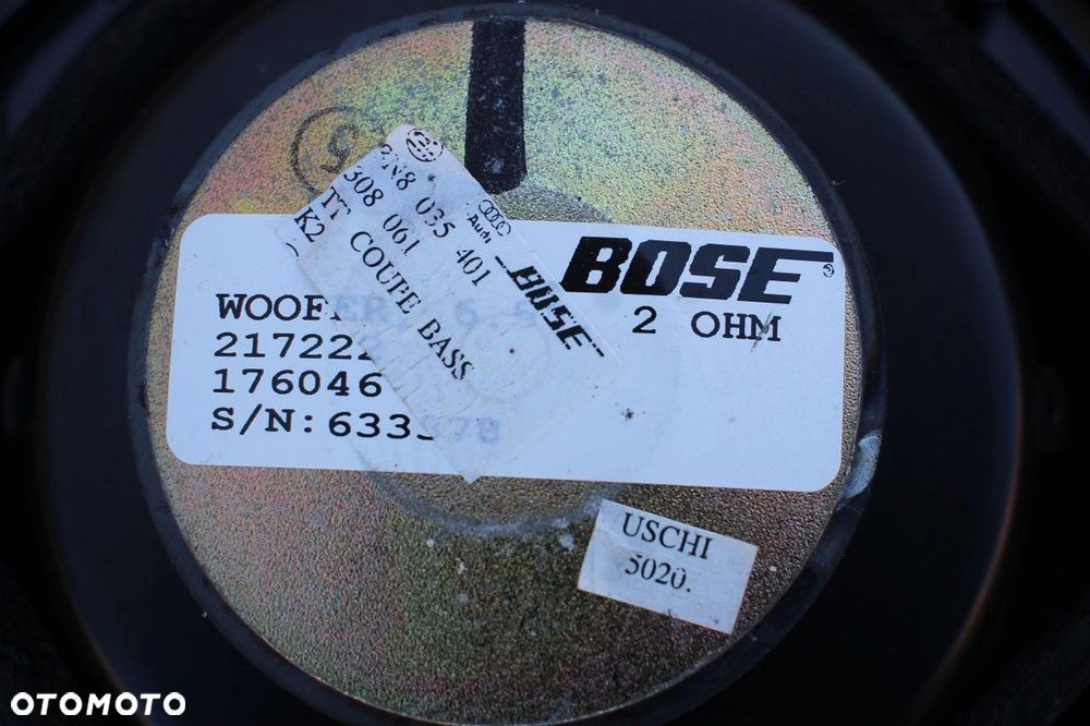 Głośniki tył tylne BOSE AUDI TT 8N 8N8035401 komplet - 3