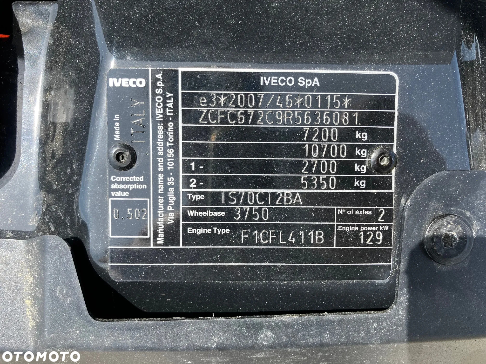Iveco FV 3.0 70C18 Daily wywrotka Cantoni ITALY - 12