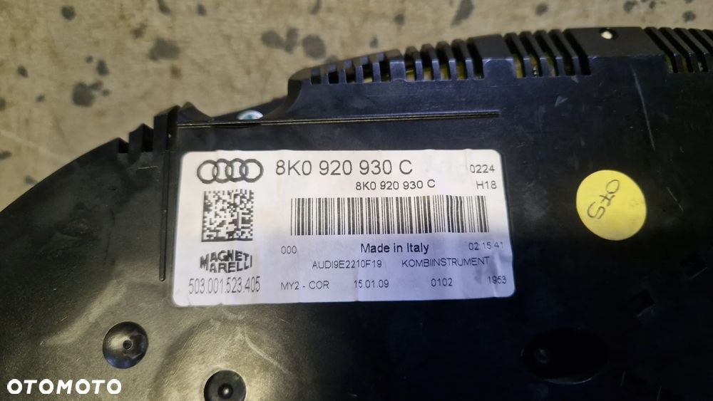 AUDI A4 B8 2.0 TDI LICZNIK 8K0920930C - 3