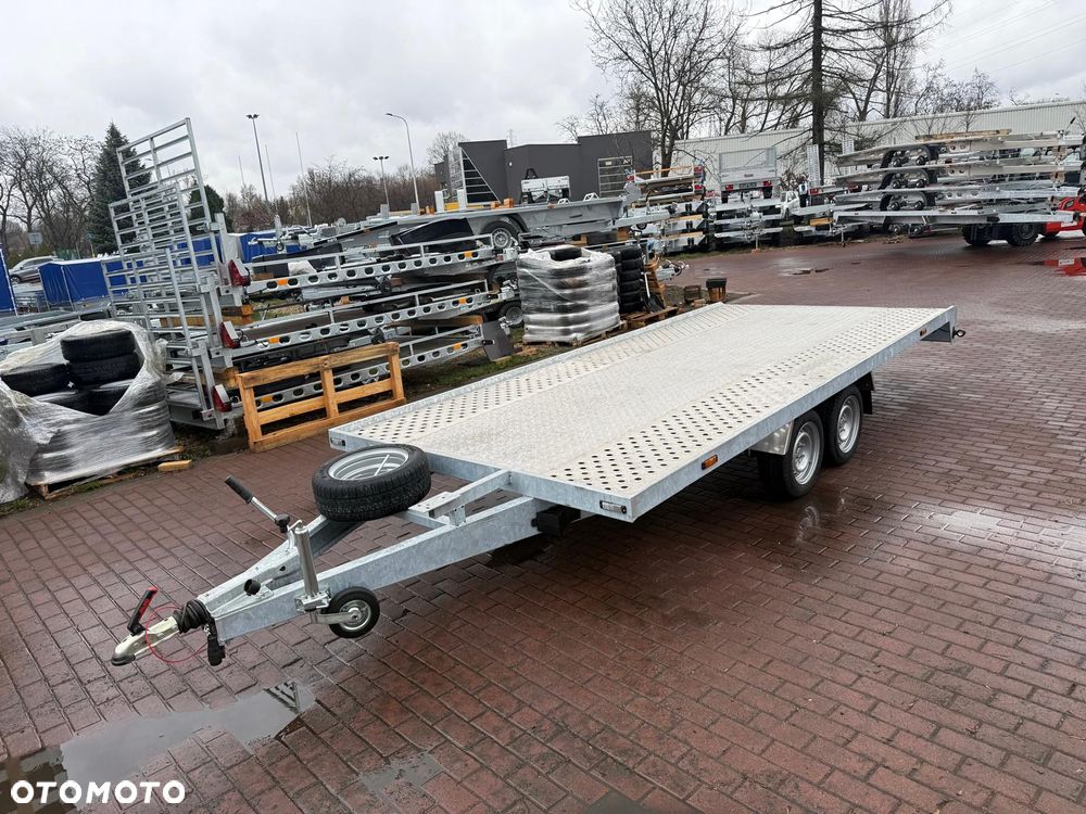 Gala BBG Laweta Gala Phoenix płaska wypełniona alu ryfl 4.5x2,05m koła 195r13c DMC 2700kg lampy LED dostawa MOTOMUS - 11