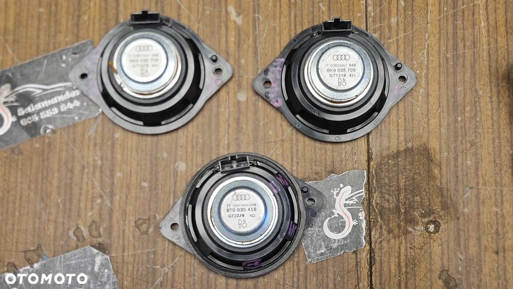 Głośnik 8T0035416 8K9035709 Głośniki Przód Tył Bang & Olufsen Audi A4 B8 A5 Sedan Kombi - 19