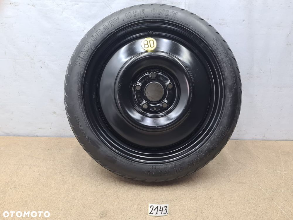 Toyota Auris  Corolla koło dojazdowe 17 cali 5x114,3 4Tx17FH 125/70 ET39 - 1