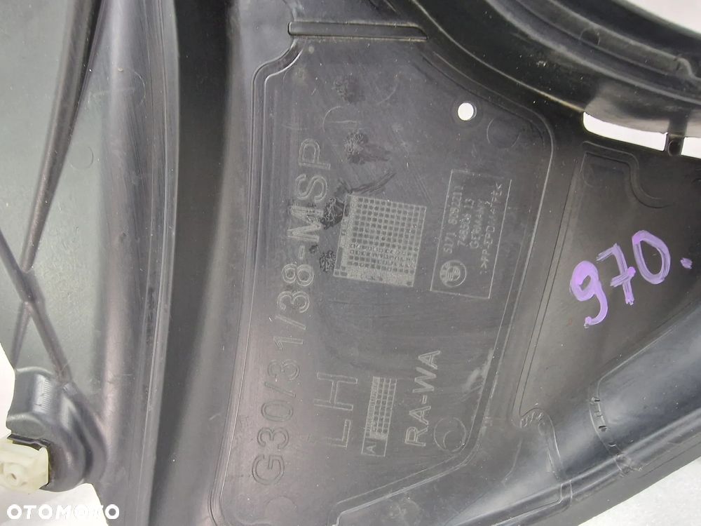 BMW G30 / G31 / G38 M-PAKIET 20- TRÓJKĄT NADKOLE LEWE PRZEDNIE PRZÓD , NR 51718082211 / 8082211 , NR AUKCJI N970 - 5
