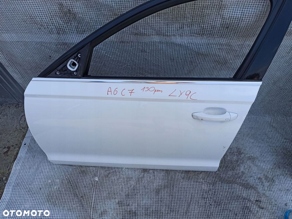 AUDI A6 C7 4G0 DRZWI LEWE PRZEDNIE PRZÓD LY9C KOMPLETNE W KOLOR 130 MIKRON - 9