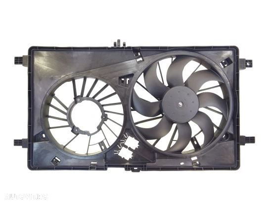 GMV radiator electroventilator Renault Master, 2010-, Nissan NV400, 2010-, 2.3 dci, Opel Movano, 2010-, motor 2.3 Cdti, diesel, 385 mm; 2 pini, fara pre-rezistor, - 2