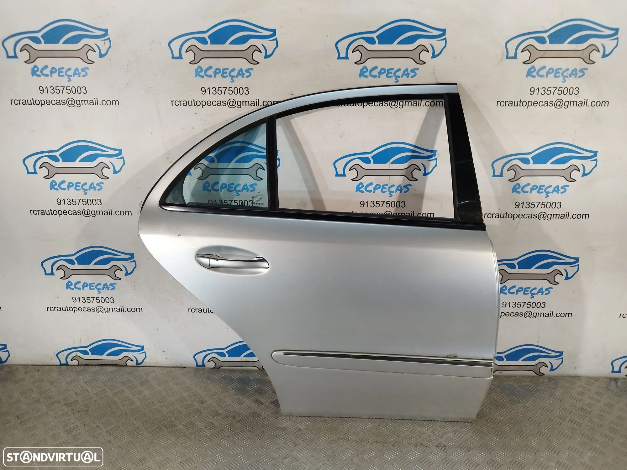 PORTA TRASEIRA TRÁS DIREITA MERCEDES BENZ CLASS CLASSE E W211 A2117300205 2117300205 FECHO ELEVADOR MOTOR PUXADOR - 1