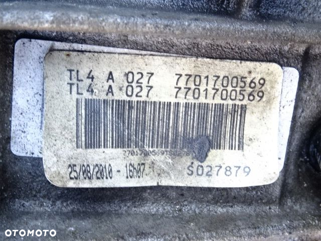 Skrzynia Biegów TL4 A 027 Renault Scenic III 1.5 - 5