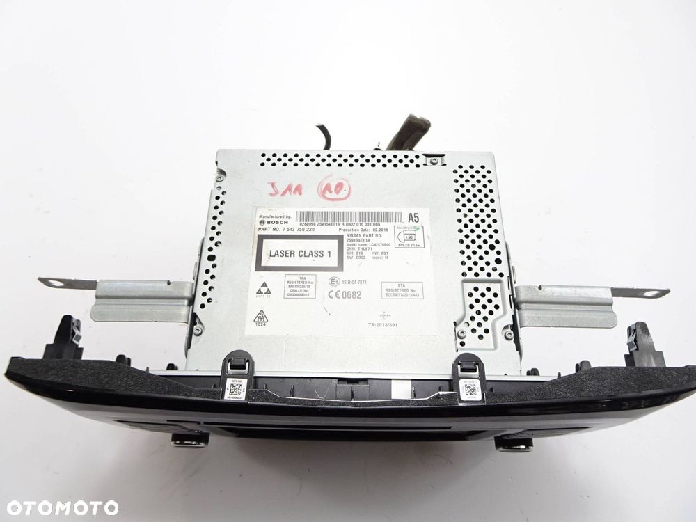 radio cd nissan qashqai j11 7513750220 - 6
