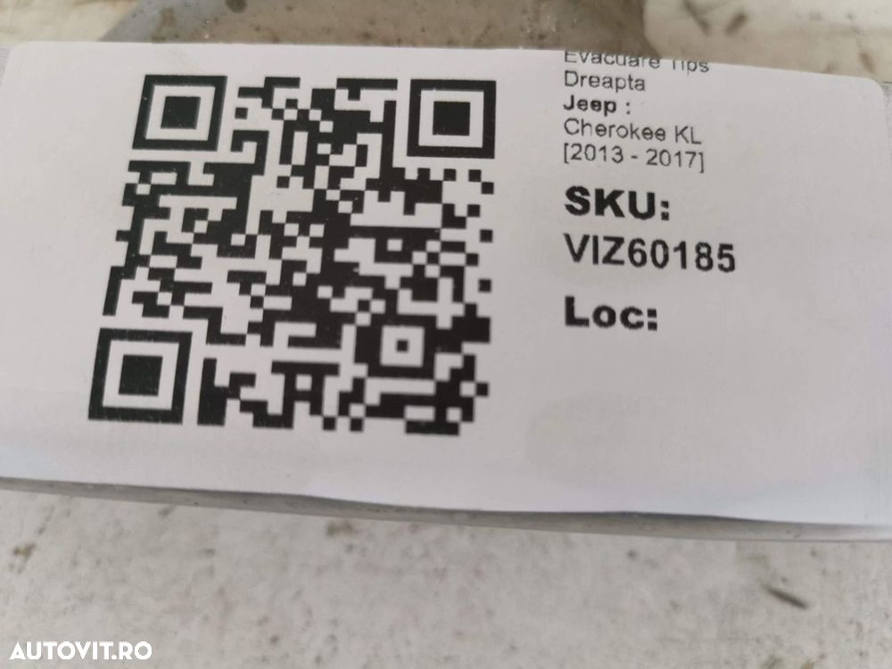 Evacuare Tips Dreapta Jeep Cherokee KL 2013 2014 2015 2016 2017 Origin - 8