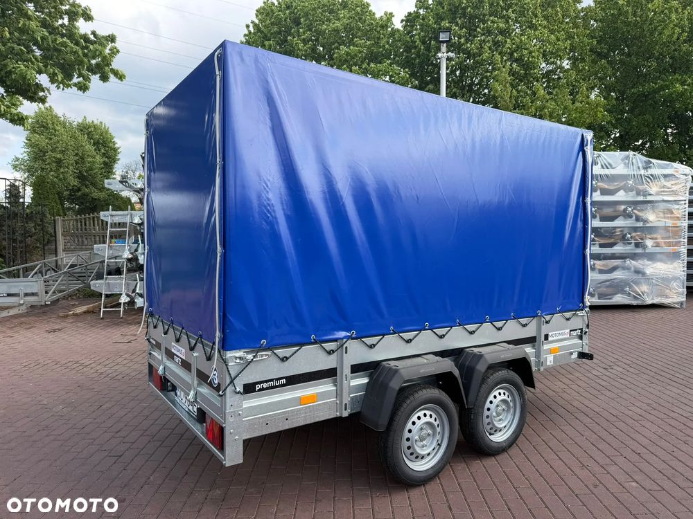 Martz Przyczepa Martz Premium 300/2 2 oś 300x150x40cm dwuosiowa ze stelażem i plandeką H130 MOTOMUS - 4