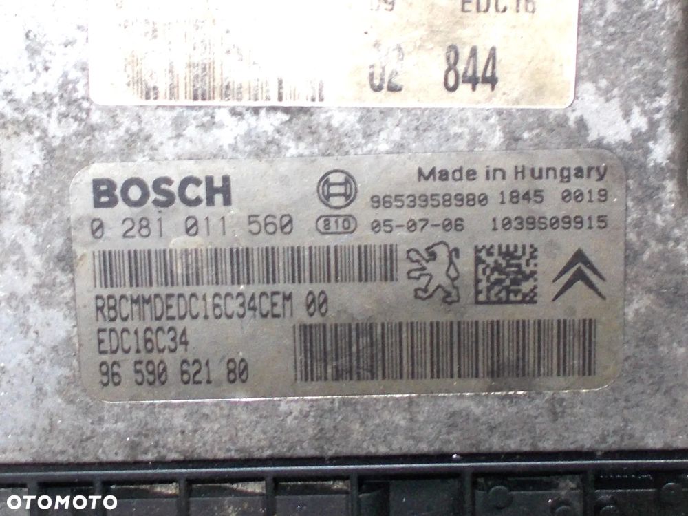 Peugeot 206 zestaw startowy 1.6 HDI - 4