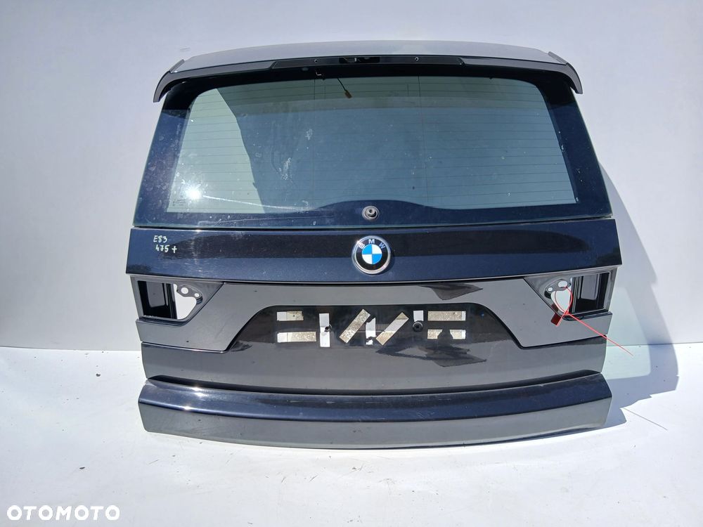 KLAPA BAGAŻNIKA TYLNA BMW X3 E83 BLACK SAPPHIRE - 1