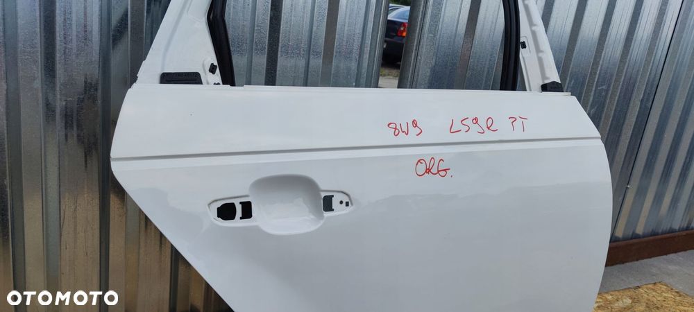 DRZWI PRAWY TYŁ AUDI A4 B9 LS9R AVANT / KOMBI ORG - 9